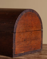 Small Dome-Top Wooden Chest, Europe, 19th Century - Lone Fox