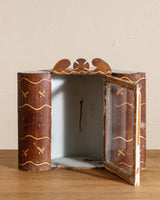Small Handmade Glass Door Shrine Cabinet, 20th Century - Lone Fox