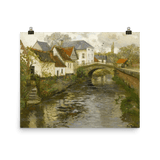 "Small town near La Panne" Art Print - Lone Fox