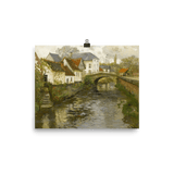 "Small town near La Panne" Art Print - Lone Fox