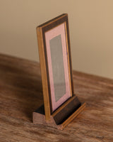 Small Wooden Frame on Stand, American, 1900's - Lone Fox