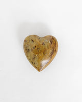 Soapstone Heart Papeweight - Lone Fox
