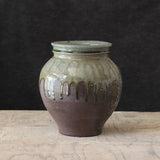 Soda Fired Celadon Vase 7-8" - Lone Fox
