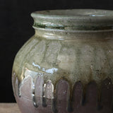 Soda Fired Celadon Vase 7-8" - Lone Fox