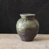 Soda Fired Celadon Vase 7-8" - Lone Fox