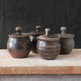 Soda - Fired Sugar Jars Dark Surface Round - Lone Fox