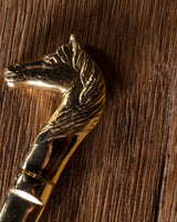 Solid Brass Horse Head Letter Opener - Lone Fox