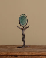 Southwestern Buffalo & Wrought Iron Candle Holder - Lone Fox