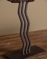 Southwestern Buffalo & Wrought Iron Candle Holder - Lone Fox