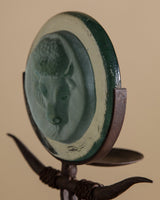 Southwestern Buffalo & Wrought Iron Candle Holder - Lone Fox