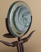 Southwestern Buffalo & Wrought Iron Candle Holder - Lone Fox