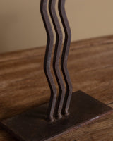 Southwestern Buffalo & Wrought Iron Candle Holder - Lone Fox