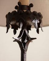 Spanish Revival Iron Tripod Base Table Lamp, 1920's - Lone Fox