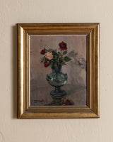 Spanish School Still Life of Roses by Joaquín Asensio, Spain, 1930's - Lone Fox