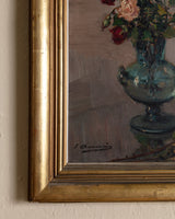 Spanish School Still Life of Roses by Joaquín Asensio, Spain, 1930's - Lone Fox