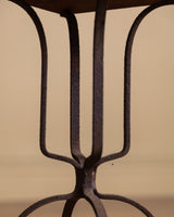 Spanish Tile & Iron Side Table, Mexico, Mid-20th Century - Lone Fox