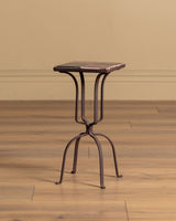 Spanish Tile & Iron Side Table, Mexico, Mid-20th Century - Lone Fox