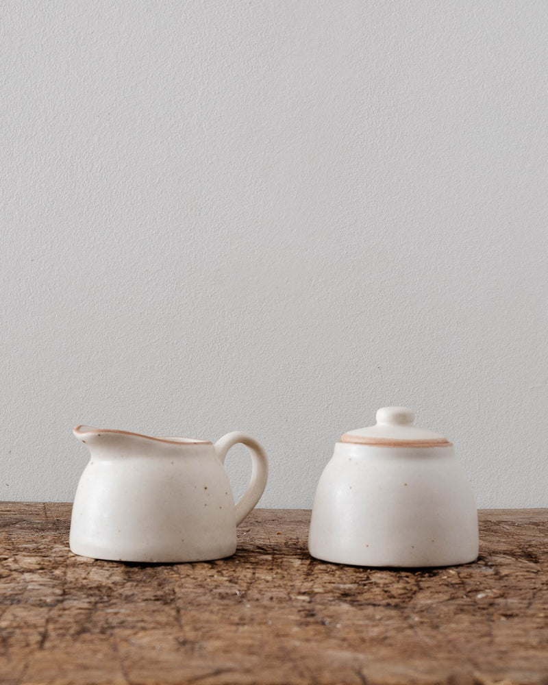 Speckled Stoneware Sugar + Creamer Set - Lone Fox