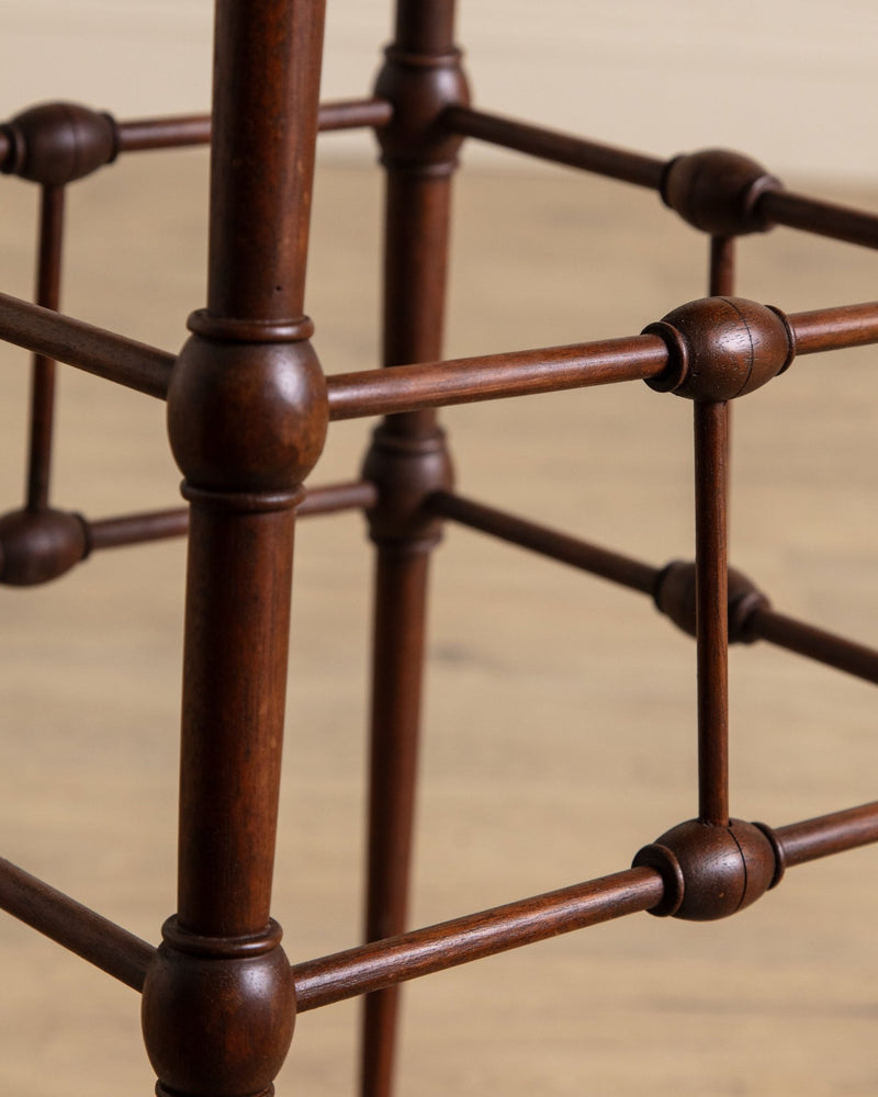 Spindle Cage Side Table in Manner of Edgar Godwin - Lone Fox