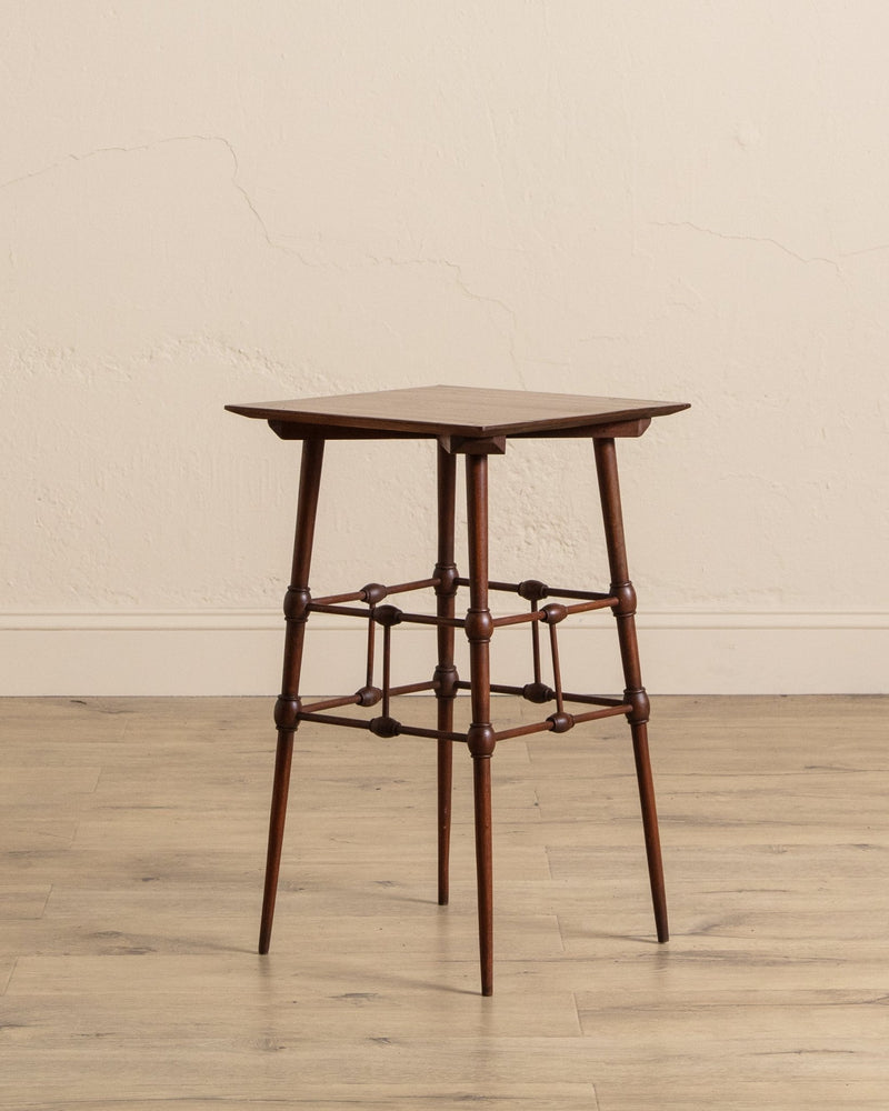 Spindle Cage Side Table in Manner of Edgar Godwin - Lone Fox