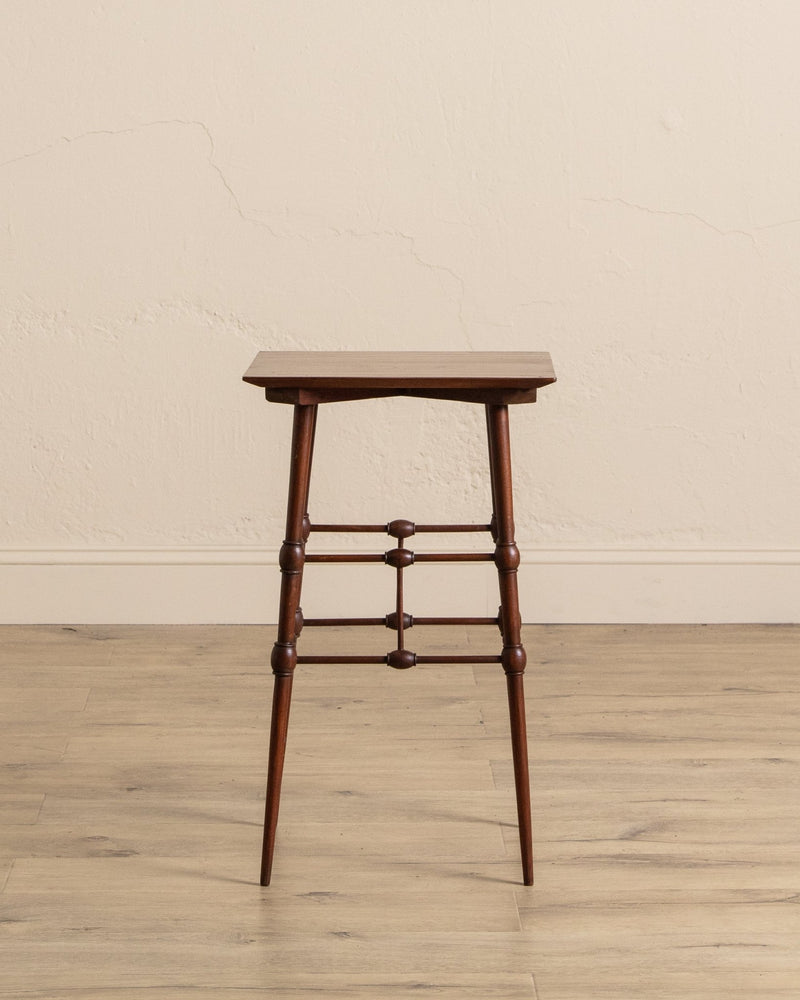 Spindle Cage Side Table in Manner of Edgar Godwin - Lone Fox