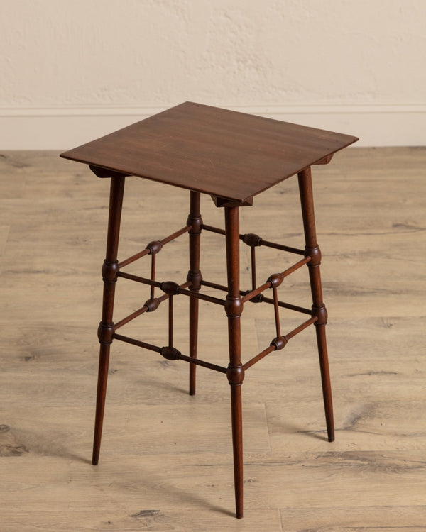 Spindle Cage Side Table in Manner of Edgar Godwin - Lone Fox