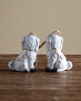 Staffordshire Ceramic Dog Ornaments (Set of 2) - Lone Fox