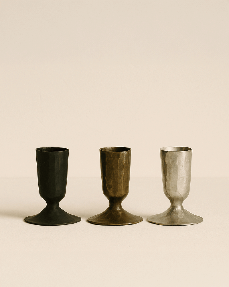 Staple Forged Iron Candle Holder - Lone Fox
