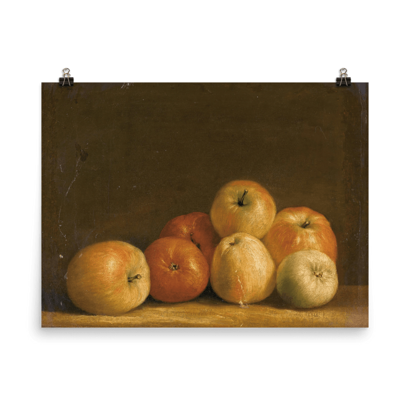 "Still life of apples" Art Print - Lone Fox