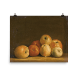 "Still life of apples" Art Print - Lone Fox