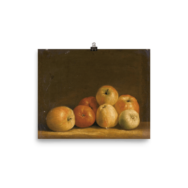 "Still life of apples" Art Print - Lone Fox