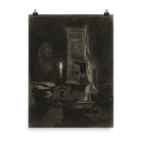 "Still life with candle" Art Print - Lone Fox