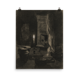 "Still life with candle" Art Print - Lone Fox
