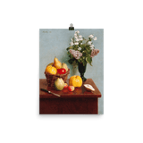 "Still Life with Flowers and Fruit" Art Print - Lone Fox