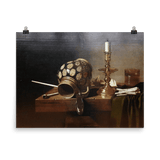 "Still life with jug and candle " Art Print - Lone Fox