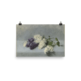 "Still life with lilacs" Art Print - Lone Fox