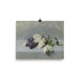 "Still life with lilacs" Art Print - Lone Fox