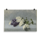 "Still life with lilacs" Art Print - Lone Fox