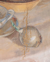 Still Life with Teapot and Fruit Bowl, European, 1950's - Lone Fox