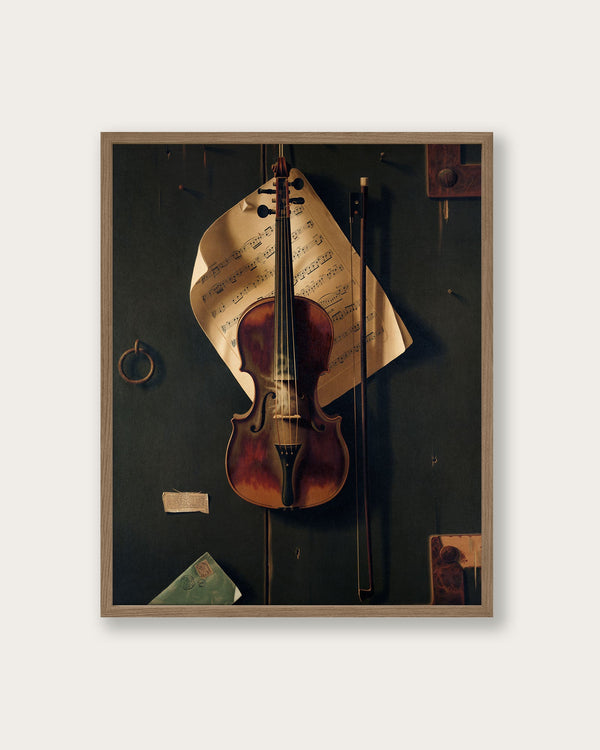 "Still Life with Violin" Art Print - Lone Fox