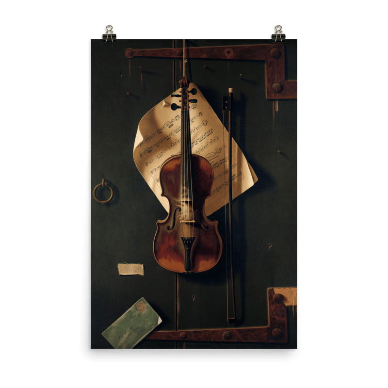 "Still Life with Violin" Art Print - Lone Fox