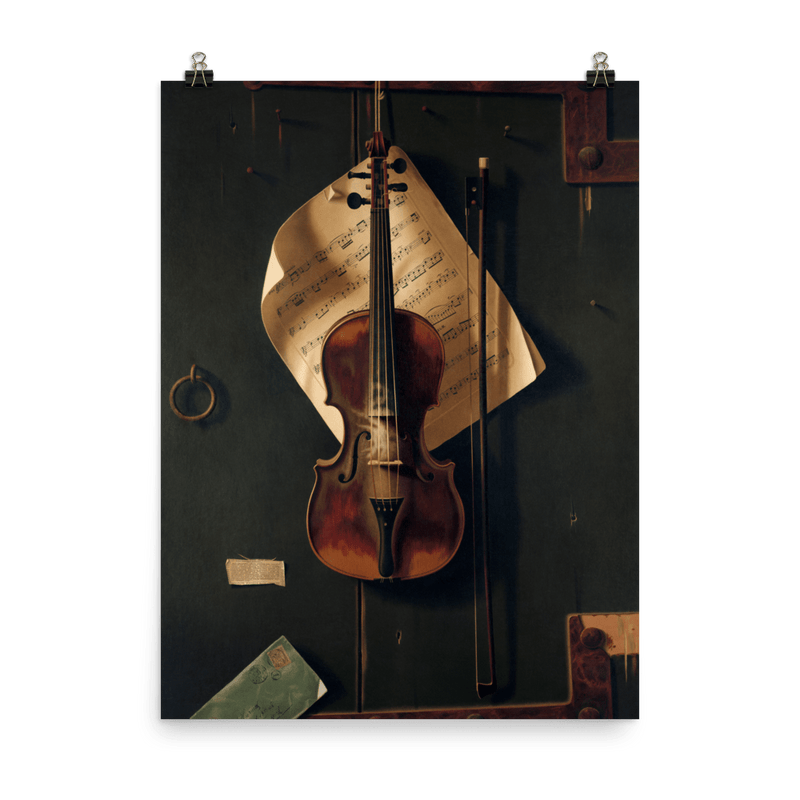 "Still Life with Violin" Art Print - Lone Fox