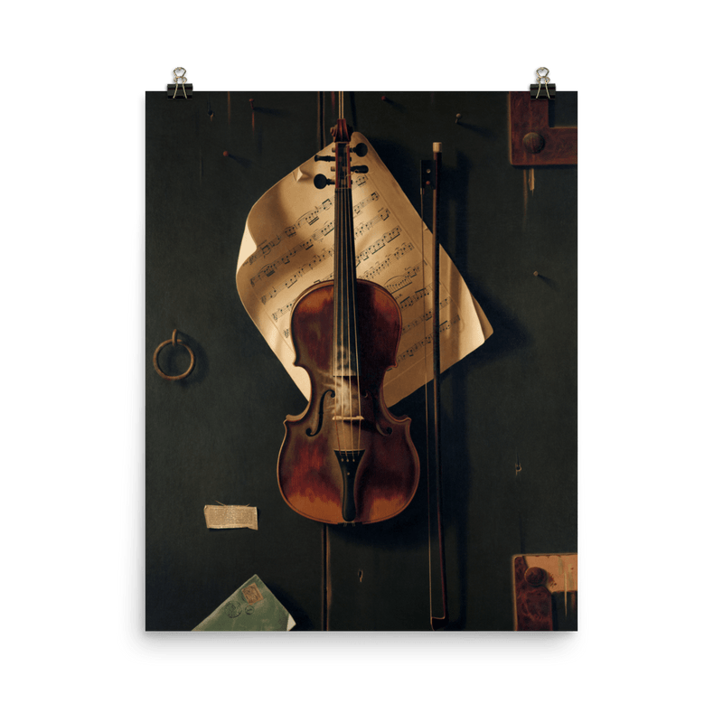 "Still Life with Violin" Art Print - Lone Fox