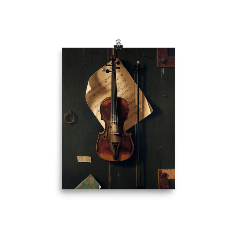 "Still Life with Violin" Art Print - Lone Fox