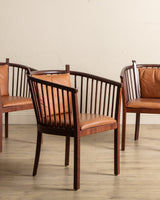 Stockholm Lounge Chairs by Mobring & Jelinek, Sweden, 1980's (3 Available) - Lone Fox