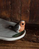 Stoneware Bird & Footprint Tray - Lone Fox