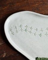 Stoneware Bird & Footprint Tray - Lone Fox