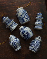 Stoneware Ginger Jar Ornaments (Set of 6) - Lone Fox