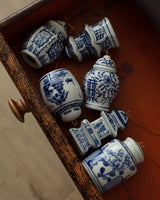 Stoneware Ginger Jar Ornaments (Set of 6) - Lone Fox