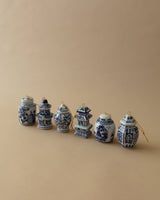 Stoneware Ginger Jar Ornaments (Set of 6) - Lone Fox